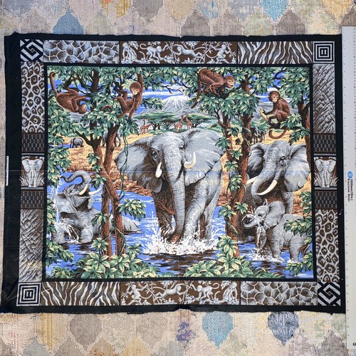 Vintage elephant social cotton - social,