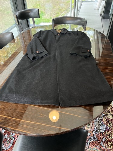 Loden men vintage overcoat - loden,