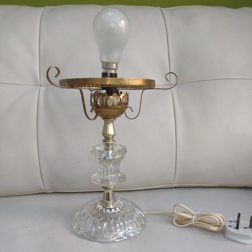 Vintage clear crystal glass - clear,