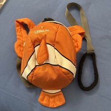 LittleLife Nemo Clownfish Disney Backpack Orange Reins Toddler Harness