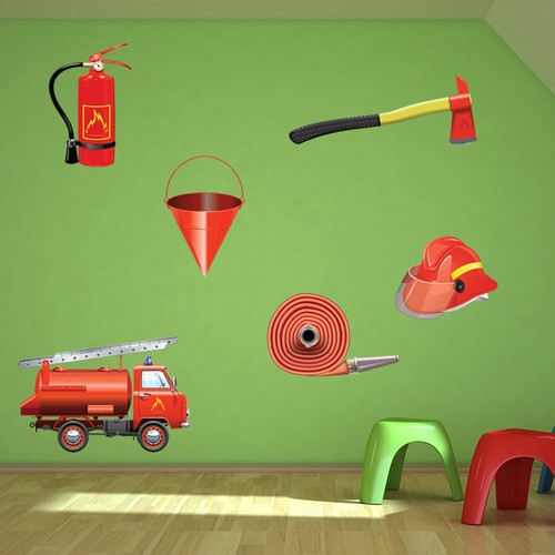 Fire truck engine - fire,