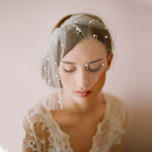 Wedding bridal birdcage - birdcage, face