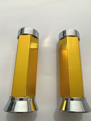 Custom bicycle grips gold - bicycle,