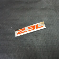 1x Silver Red Chrome 2.3L