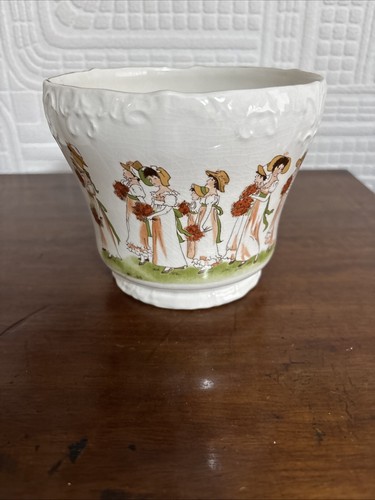 Small plant pot old foley - pot,,