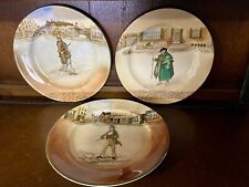 3x Royal Doulton Dickens Series Ware Dinner Plates - B16
