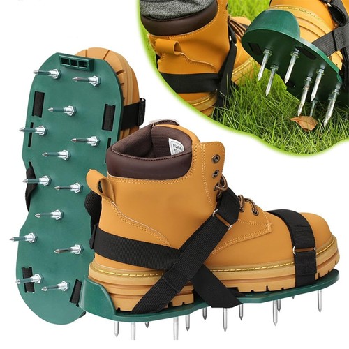 Shoes pair lawn aerating spike - shoes,