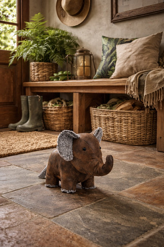Elephant door stop country - door, –