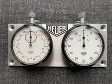 Vintage Heuer Stopwatch Set