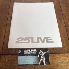 GEORGE MICHAEL CONCERT PROGRAM