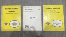 Bedford TJ & Tk Service Manuals
