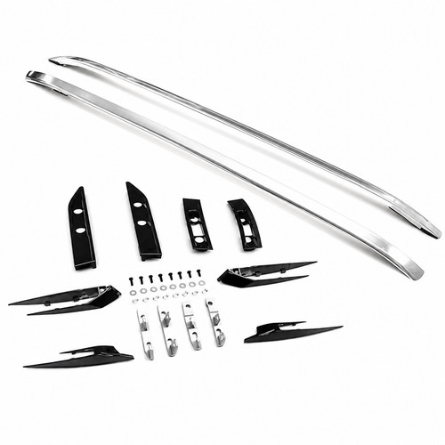 Silver aluminium roof rack - silver,