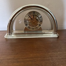 HARRIS & MALLOW VERICHRON QUARTZ DESK MANTLE CLOCK JAPAN working