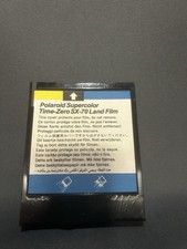 Polaroid Supercolor Time-Zero SX-70 Land Film – Expired Vintage Cartridge