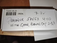 Graupner SPEED 400 WITH REDUCTION GEAR 2.3/1 ELECTRIC MOTOR for MODELS 1.5