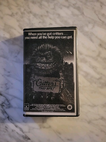 Critters they bite vhs - critters,