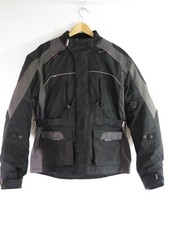 ARMR Moto - Motor Bike - Textile - Black Jacket - Size UK 12