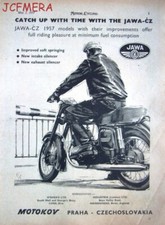1957 Motokov 'JAWA-CZ' Motor