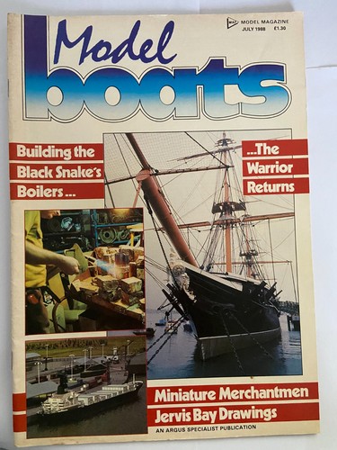 Model boats july 1988 magazine - july,