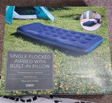Tesco Single Flocked Airbed