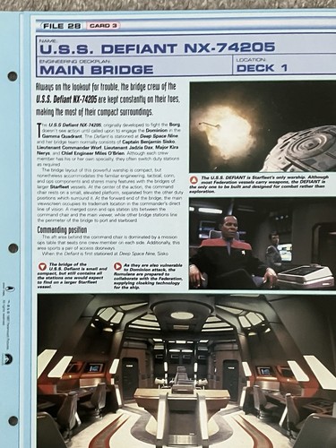 Star trek fact - card, 3