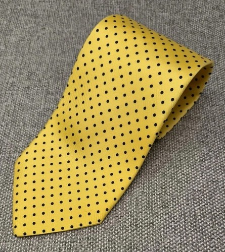 Frangi yellow polka dot silk - yellow,