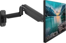 suptek Monitor Wall Mount, Single Gas Spring Arm for Most 13-32 inch Monitor Scr