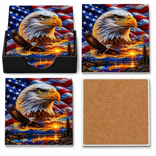 Patriotic eagle and - patriotic,