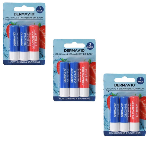 Three dermav10 lip - dermav10, pack