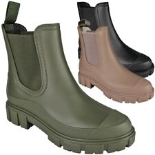 Snow Rain Wellies Shoes Boots Ankle Comfy Grip Waterproof Walking Dog Ladies Siz