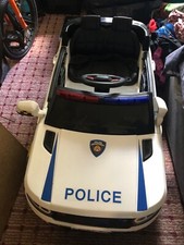 electric childs police car