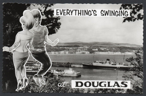 Postcard douglas isle - of, man