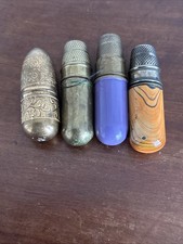 4 Vintage Sewing Etuis 