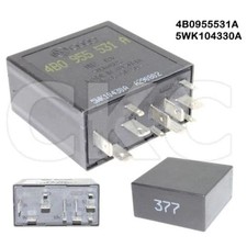 4B0955531A VW Audi Control Unit Wiper Washing Black-377 Relay Module 5WK104330A