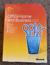 Microsoft Office 2010 Home and Business, Full UK DVD WITH PRODUCT KEY UK