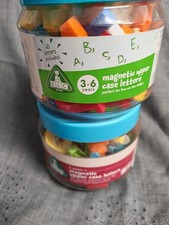 Elc magnetic upper case letters 2 tubs