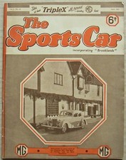 THE SPORTS CAR MG House Magazine Apr 1937 1.5 Litre Test MG CAR CLUB HISTORY