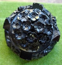 antique Victorian Whitby jet