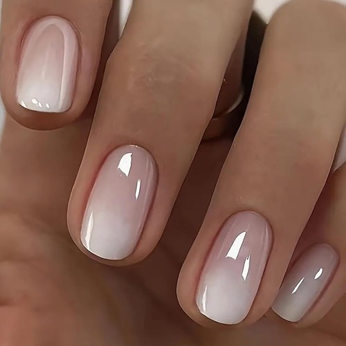 24pcs ombre press nails - nails,