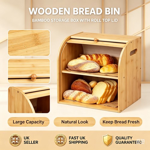 Bread bin tiers double - bread,