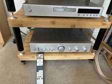 Rotel amp, CD player, Bowers & Wilkins  speakers and Soundstyle speakerstands