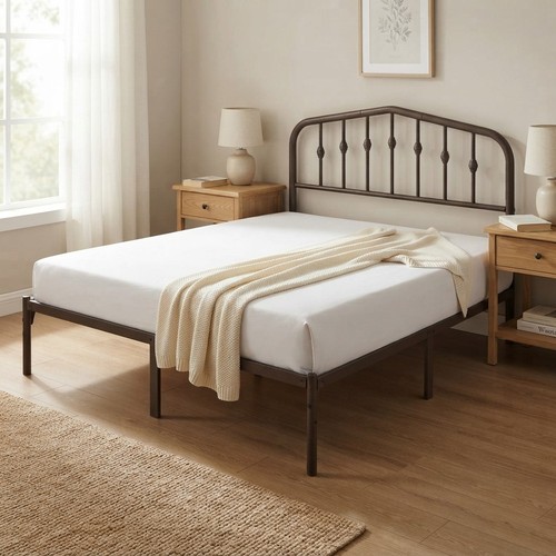 4ft6 double bronze metal - 4ft6, bed