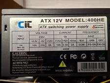 CiT 400W 12V ATX Power Supply