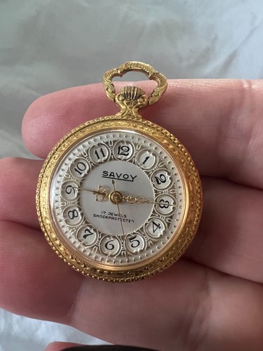 Vintage savoy pendant watch - vintage,