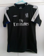 Chelsea Original 2004/2005 Fly Emirates Away Umbro Youth Football Shirt.