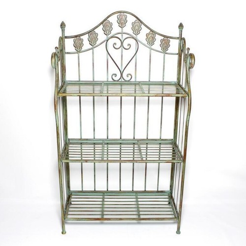 Wrought iron flower stand - wrought,