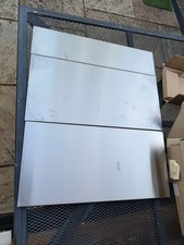 SUIT GARDEN  KITCHEN STAINLESS DRAWER FRONTS 600mm  X 283mm  X2 + 600 X 140