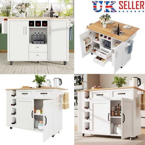 Kitchen island trolley with - kitchen,