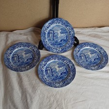 4 x Spode Blue Italian Side