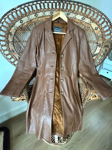 Vintage 70s long - vintage, leather
